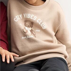Jumping Beans Tan Cozy Vibes Sweatshirt